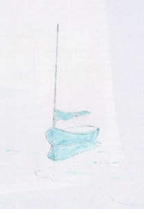 Sailboat Watercolor Card Fi 1