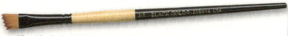 The Black Gold Wave angle brush