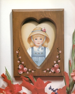 my new bonnet plaque