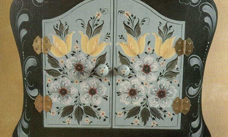 Hallingdal Flowers Key Box