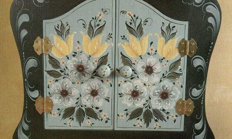 Hallingdal Flowers Key Box